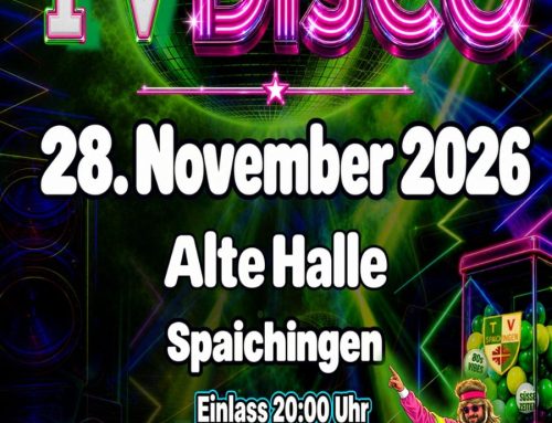 Die legendäre TV Disco im neuen Gewand!